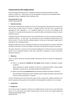 Compressed Gas (Air) Supply System