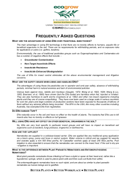 Eco Grow Frequently Asked Questions