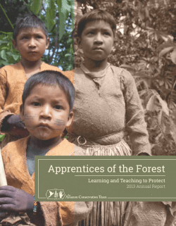 Apprentices of the Forest - Amazon Conservation Team