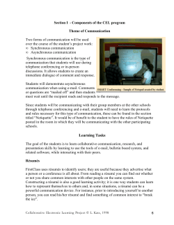 The Components of the Program