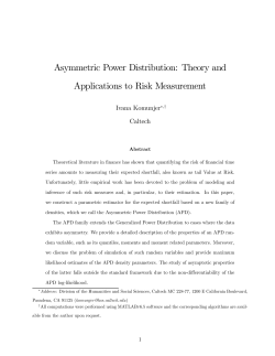 Asymmetric Power Distribution: Theory and Applications to