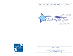 toy program FANCY - Baltimore County Public Schools