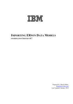 importing erwin data models