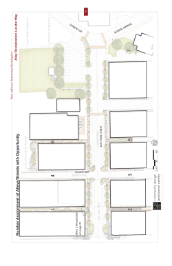 Alley Revitalization Conceptual Designs