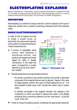 Electroplating explained.cdr - South African Metal Finishing