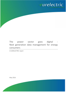 The power sector goes digital - Next generation data