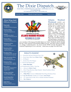 September 2016 - CAF Dixie Wing
