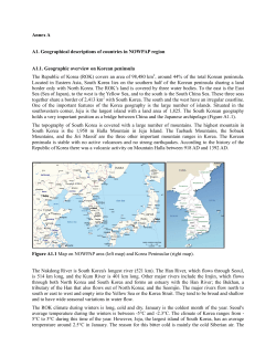 Annex A A1. Geographical descriptions of countries in