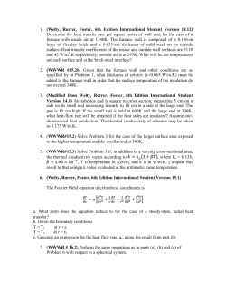Determine the heat transfer rate per square meter of