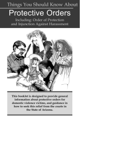 Protective Orders