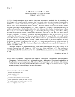 a fruitful exhortation - Footstool Publications