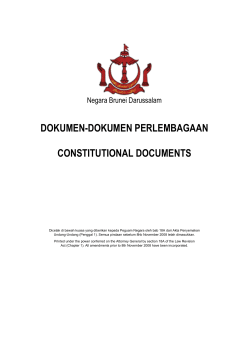 Constitution of Brunei Darussalam