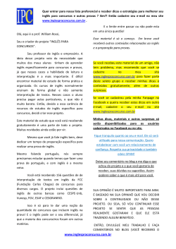 Inglês para Concursos