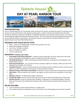 day at pearl harbor tour