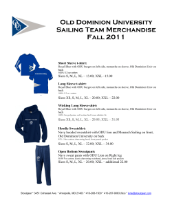 Old Dominion University Sailing Team Merchandise
