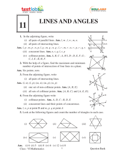 lines and angles