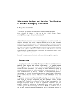 Kinetostatic Analysis and Solution Classification of a Planar