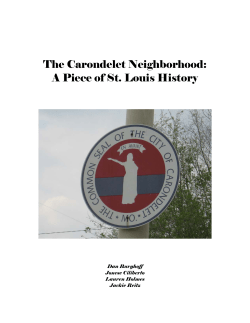 The Carondelet Neighborhood: A Piece of St. Louis History