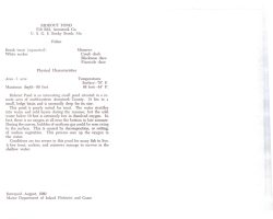 RIDEOUT POND T19 R12, Aroostook Co. U. S. G. S. Rocky Brook