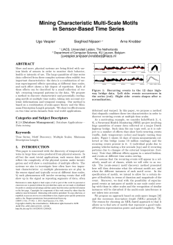 Mining Characteristic Multi-Scale Motifs in Sensor