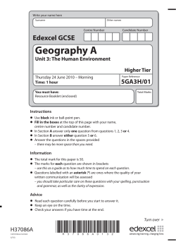 Geography A