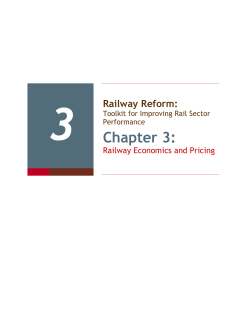 Railway Economics and Pricing