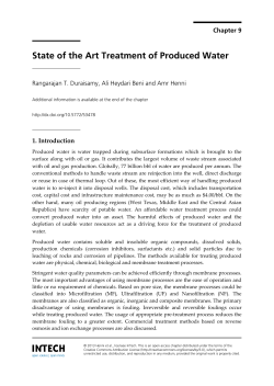 State of the Art Treatment of Produced Water