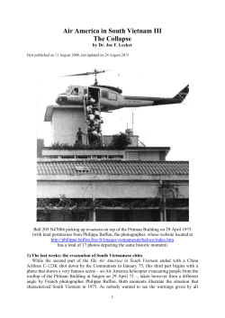 Air America in South Vietnam III &ndash; the collapse