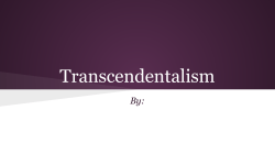 Transcendentalism