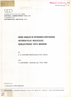 bond angles in nitrogen.containing heterocyclic