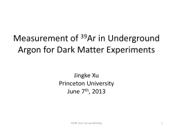Measurement of 39Ar Rate in Depleted Argon