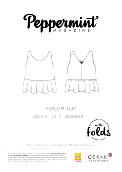 peplum top - Peppermint Magazine