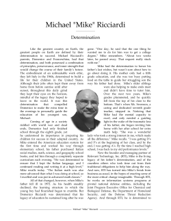 Michael Ricciardi`s - Bernhardt Wealth Management