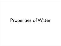 Properties of Water - norwellschools.org