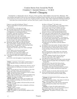 Hesiod`s Theogony pdf