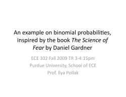 A supplementary example on binomial probabilities.