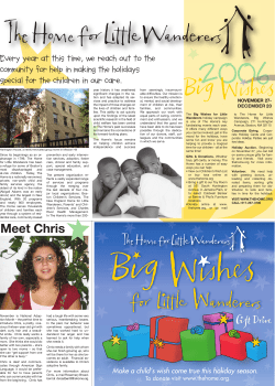 Meet Chris - The Home for Little Wanderers