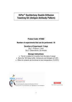 Antigen-Antibody Pattern