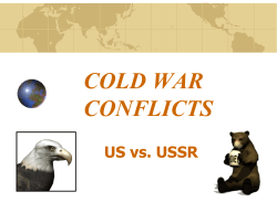 COLD WAR CONFLICTS