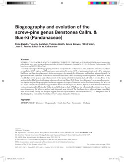 Biogeography and evolution of the screw
