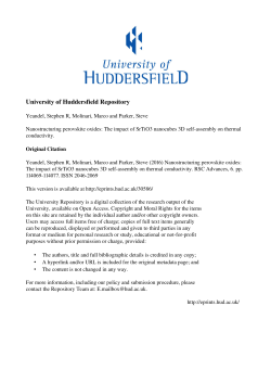 - University of Huddersfield Repository