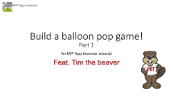 Build a balloon pop game!