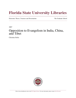 Opposition to Evangelism in India, China, and TIbet