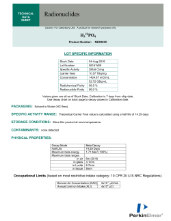 Radionuclides