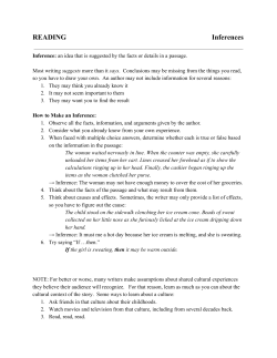 Inferences - Montgomery College