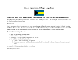 Linear Equations of Flags Algebra 1