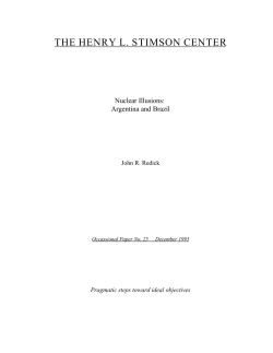 Nuclear Illusions: Argentina and Brazil