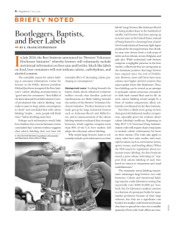 Bootleggers, Baptists, and Beer Labels