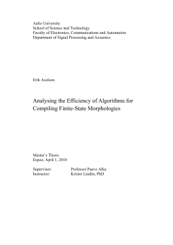 Analysing the Efficiency of Algorithms for Compiling Finite