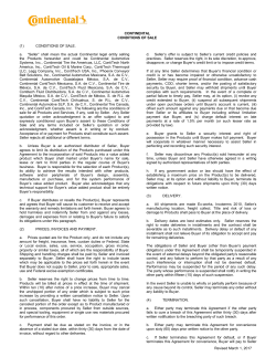 CONDITIONS OF SALE. a.